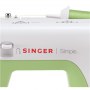Singer | Simple 3229 | Sewing Machine | Number of stitches 31 | Number of buttonholes 1 | White/Green - 5